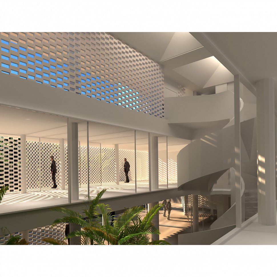 GPY Arquitectos. Nuevas Oficinas CACT. Interior